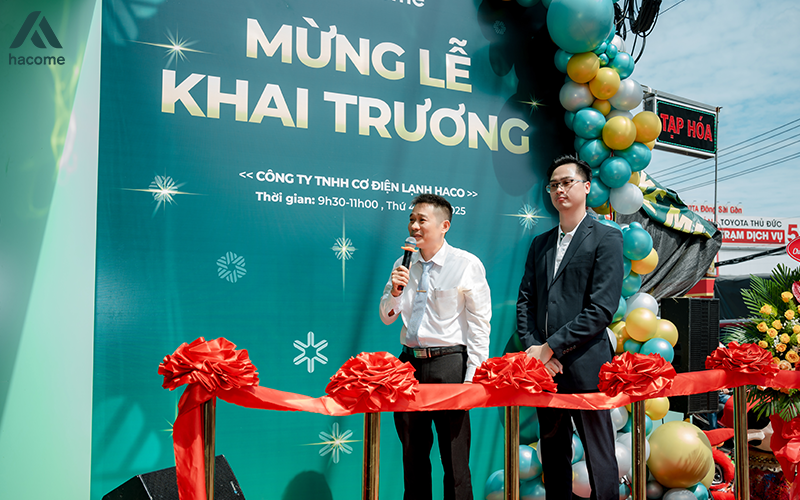 PGS-TS. Đặng Thành Trung - Trưởng bộ môn Nhiệt - Điện lạnh trường Đại Học Sư Phạm Kỹ Thuật Thành Phố Hồ Chí Minh, phát biểu chia sẻ và chúc mừng HACOME
